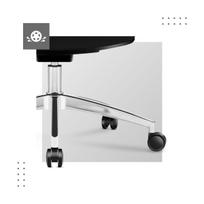 biuro - Ergonominė biuro kėdė Mark Adler Expert 4.9, Juodos spalvos - 8 nuotrauka