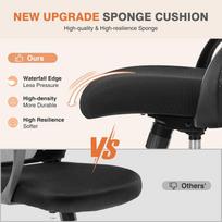 nowy styl, - Ergonominė biuro kėdė NOWY STYL CUBIC GTP LS-06, juodos sp. - 3 nuotrauka