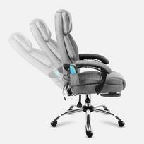 vadovo kede - Masažinė biuro kėdė „Mark Adler Boss 6.0 Pilkas“ - 4 nuotrauka