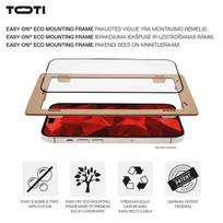 iphone 16 pro ekranas - PREMIUM TEMPERED screen protector glass 3D full cover for Apple iPhone 16 Pro - 3 nuotrauka