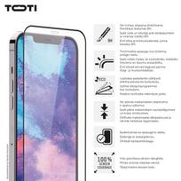 iphone 16 pro ekranas - PREMIUM TEMPERED screen protector glass 3D full cover for Apple iPhone 16 Pro - 4 nuotrauka