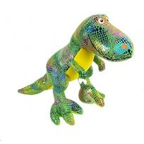 dinozauru zaislai - Pliušinis žaislas dinozauras Fancy Duki, žalias, 35 cm - 3 nuotrauka