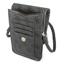 rankine telefonui - Guess "PU 4G Triangle Logo Phone Bag" Black - 3 nuotrauka