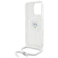 iphone 9 - Karl Lagerfeld "IML Choupette Head and Cord Magsafe iPhone 16 Pro Max" Transparent - 3 nuotrauka
