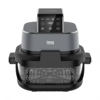 karsto oro gruzdintuves 4.5l - TEESA GLASS AIR FRYER 4L Juoda (Black) - 9 nuotrauka