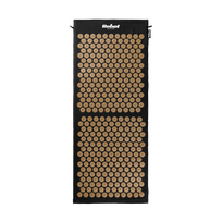 masaziniai kilimeliai - Rebel Active RBA-6012-GL ECO akupresūros kilimėlis su pagalve, 110x42cm, XL, pilki smaigaliai - 10 nuotrauka