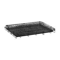 juodas metalas - Rebel Metalinis narvas šunims, XL 91 x 60 x 67 cm, Juodas (Black) - 7 nuotrauka