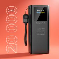 65w power bank pd - Kruger&Matz PowerBank 20000mAh, 65W, QC, PD - 3 nuotrauka