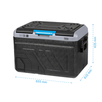kompresorinis saldytuvas - Teesa TSA6003 kompresorinis kelioninis šaldytuvas, 40 l, DC12/24 AC 230 V - 7 nuotrauka