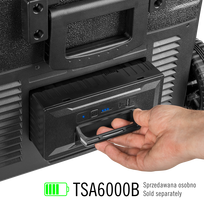 kompresorinis saldytuvas - Teesa TSA6005 kompresorinis kelioninis šaldytuvas, 50 l, DC12/24 V, AC 230 V, Bluetooth - 2 nuotrauka
