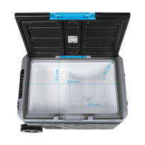 kompresorinis saldytuvas - Teesa TSA6005 kompresorinis kelioninis šaldytuvas, 50 l, DC12/24 V, AC 230 V, Bluetooth - 6 nuotrauka