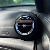 metalines groteles - Teesa DUFT Tobacco & Vanilia Automobilio oro gaiviklis, metalinis difuzorius grotelių montavimui +2 įdėklai - 5 nuotrauka