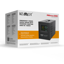 power supply - Kemot PROsinus-2000 12V 230V 2000VA 1200W - 7 nuotrauka