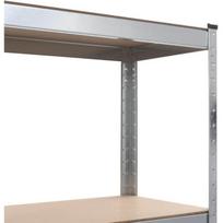 stelazai - Sandėliavimo lentynos stelažai 180x90x40 PRO (3 vnt) - 6 nuotrauka