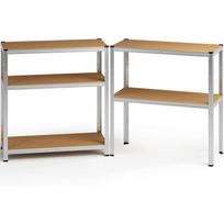 stelazai - Sandėliavimo lentynos stelažai 180x90x40 PRO (3 vnt) - 7 nuotrauka