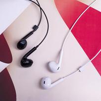 usb c laidines ausines - maXlife MXEP-04 White (Baltos) - 3 nuotrauka