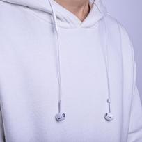 usb c laidines ausines - maXlife MXEP-04 White (Baltos) - 5 nuotrauka