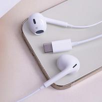 usb c laidines ausines - maXlife MXEP-04 White (Baltos) - 8 nuotrauka
