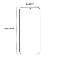 pixel 9 plevele - TelForceone "Apsauginis stiklas 2,5D" Google Pixel 9 / 9 Pro - 2 nuotrauka
