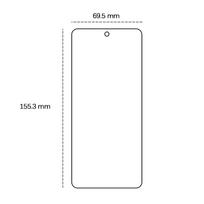 xiaomi redmi 13 pro - Grūdintas 9H Apsauginis stiklas 2,5D Xiaomi Redmi Note 13 Pro 4G/5G - 2 nuotrauka