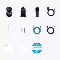 ptz kamera - Reolink E Series E540-B 5MP Wi-Fi Juoda (Black) - 9 nuotrauka