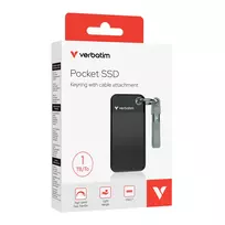 isoriniai ssd - Verbatim diskas SSD 1TB - raktų pakabukas su laidu USB 3.2 gen.2 juodos ir pilkos spalvos 32190 - 5 nuotrauka
