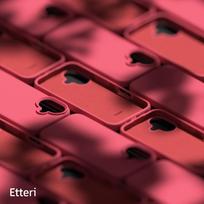 iphone 16 plus deklas - TelForceOne iPhone 16 Plus Silicone Case - Avietinis (Raspberry) - 4 nuotrauka