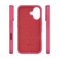 iphone 16 plus deklas - TelForceOne iPhone 16 Plus Silicone Case - Avietinis (Raspberry) - 6 nuotrauka