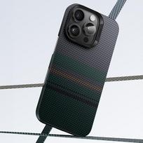 apple 16 pro max dekliukai - Benks Magnetic Armor Air Aurora Kevlar 600D Case - Apple iPhone 16 Pro Max - 2 nuotrauka