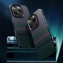 apple 16 pro max dekliukai - Benks Magnetic Armor Air Aurora Kevlar 600D Case - Apple iPhone 16 Pro Max - 3 nuotrauka