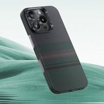 apple 16 pro max dekliukai - Benks Magnetic Armor Air Aurora Kevlar 600D Case - Apple iPhone 16 Pro Max - 4 nuotrauka