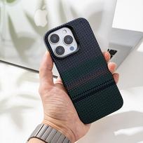 apple 16 pro max dekliukai - Benks Magnetic Armor Air Aurora Kevlar 600D Case - Apple iPhone 16 Pro Max - 8 nuotrauka