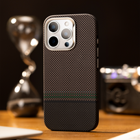 benks iphone 16 pro armor air - Benks Magnetic Armor Air Prestige Kevlar 600D Case (G065) Apple iPhone 16 Pro - Juodas (Black) - 2 nuotrauka