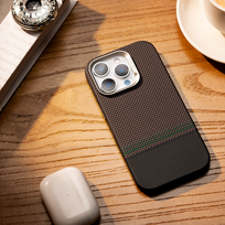 benks iphone 16 pro armor air - Benks Magnetic Armor Air Prestige Kevlar 600D Case (G065) Apple iPhone 16 Pro - Juodas (Black) - 3 nuotrauka