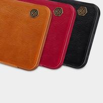redmi 5g telefonas - Nillkin "Qin Case Xiaomi Redmi Note 9T 5G" Brown - 11 nuotrauka