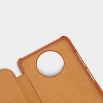 redmi 5g telefonas - Nillkin "Qin Case Xiaomi Redmi Note 9T 5G" Brown - 15 nuotrauka