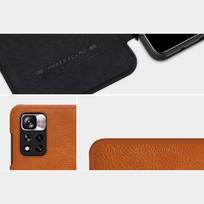 xiaomi redmi note 11 pro deklas - Nillkin "Qin Case Xiaomi Poco X4 Pro 5G" Black - 9 nuotrauka
