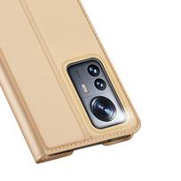 flip telefonai - Dux Ducis "Skin Pro Case Xiaomi 12 Pro" Gold - 18 nuotrauka
