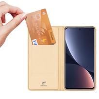 flip telefonai - Dux Ducis "Skin Pro Case Xiaomi 12 Pro" Gold - 19 nuotrauka