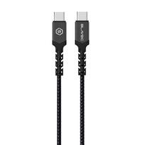 apple carplay - Blavec Raptor USB-C į USB-C pintas kabelis 60W 3A 0,5 m Juodas-Pilkas (Black-Grey) - 6 nuotrauka