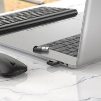 bluetooth 5.0 adapteris usb - Borofone DH8 Bluetooth 5.1 Adapteris Juodas (Black) - 4 nuotrauka