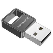 bluetooth 5.0 adapteris usb - Borofone DH8 Bluetooth 5.1 Adapteris Juodas (Black) - 7 nuotrauka
