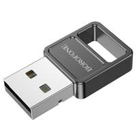 bluetooth 5.0 adapteris usb - Borofone DH8 Bluetooth 5.1 Adapteris Juodas (Black) - 9 nuotrauka