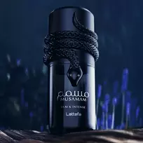 vyriski kvepalai - Lattafa Musamam Juodas Intense EDP 100 ml - 4 nuotrauka