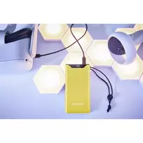 10000 power bank - Intenso F10000 7332039, 10000mAh, QC3.0, geltonas - 2 nuotrauka