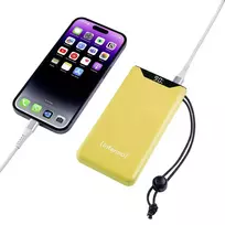 10000 power bank - Intenso F10000 7332039, 10000mAh, QC3.0, geltonas - 3 nuotrauka