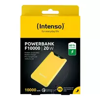 10000 power bank - Intenso F10000 7332039, 10000mAh, QC3.0, geltonas - 6 nuotrauka