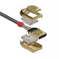 lindy displayport - Lindy DisplayPort Kabelis Gold Line 8K60Hz 1m - 2 nuotrauka