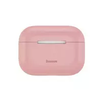 silica gelis - Baseus "Soft Thin airPods Pro Case" Pink - 2 nuotrauka
