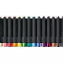 spalvoti piestukai faber - Faber-Castell Spalvoti pieštukai Black Edition, 50 spalvų - 4 nuotrauka
